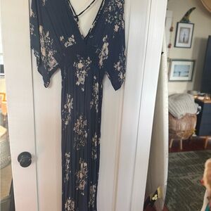 Love Stitch Flower Maxi Dress